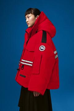 Chamarras Canada Goose Mujer México - Snow Mantra Abrigos Rojos PK8673210
